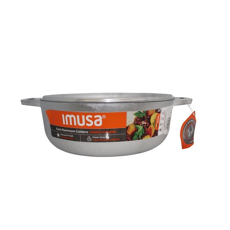 Durable Cast Aluminum 4.8Qt Basic Caldero Oven Safe Cooking Stews Soups Rice New