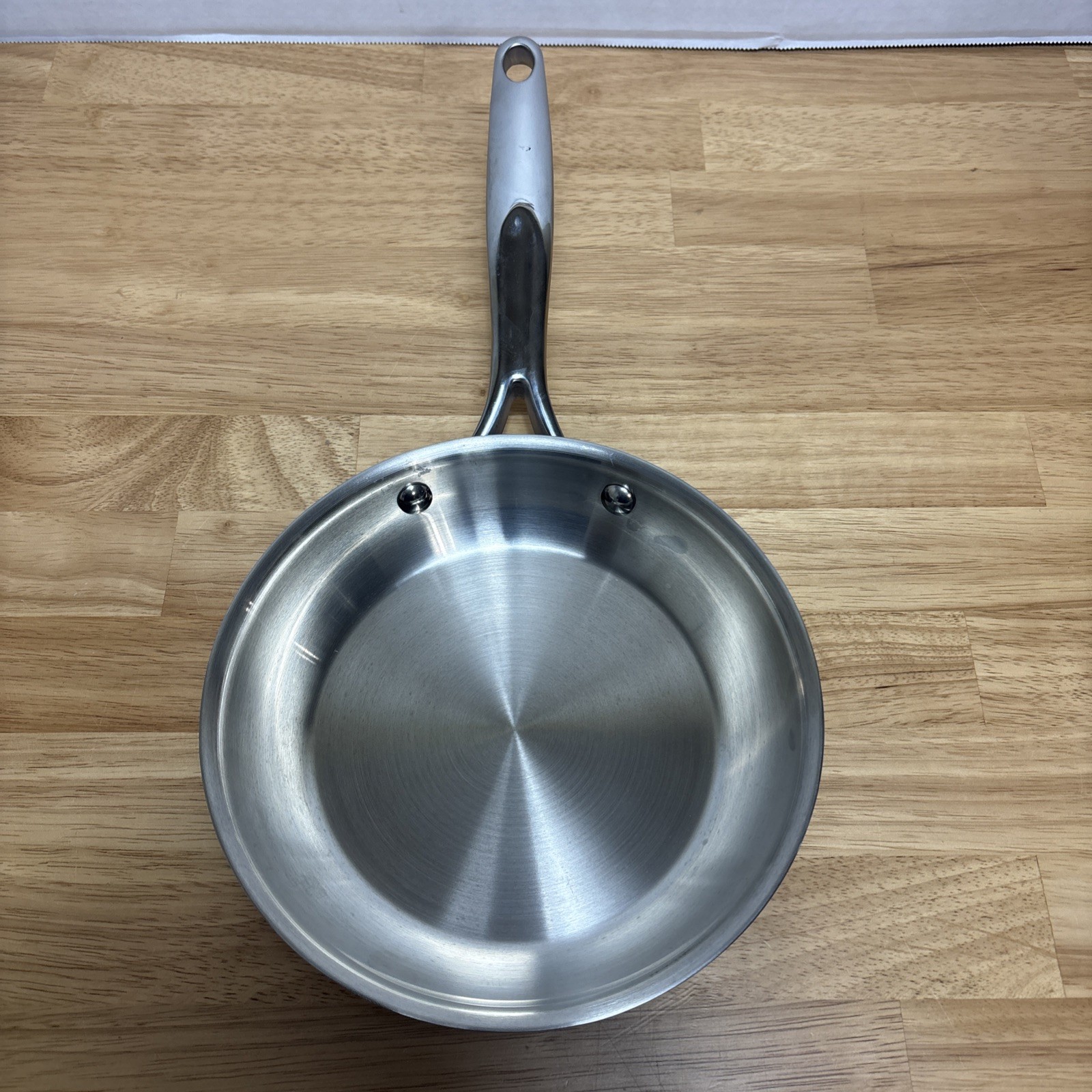 Pampered Chef 8 inch Stainless Steel 42H Skillet Frying Pan Sauté Omelet