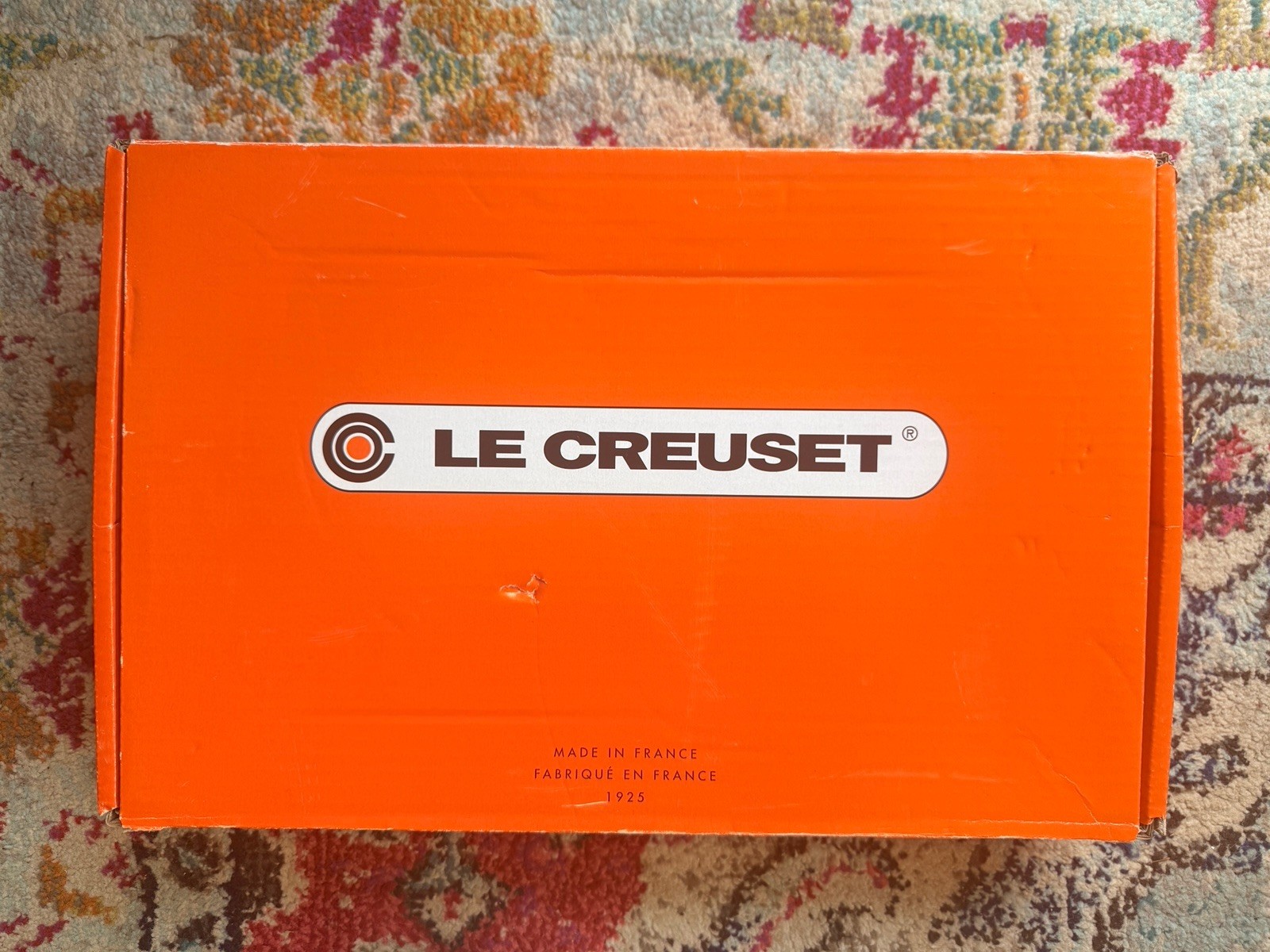 Le Creuset Lapis Blue 32cm Rectangular Skinny Grill Cast Iron New in Box