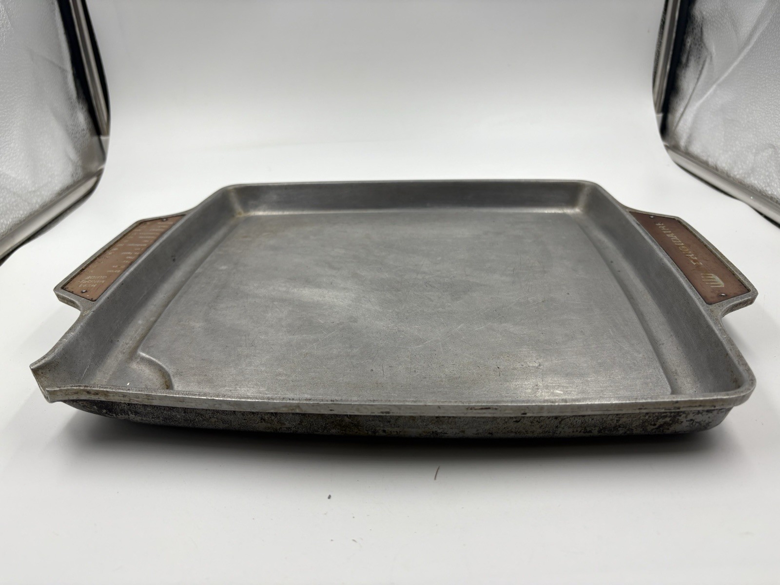 vintage Frigidaire cast aluminum square griddle pan Heat Minder Stovetop