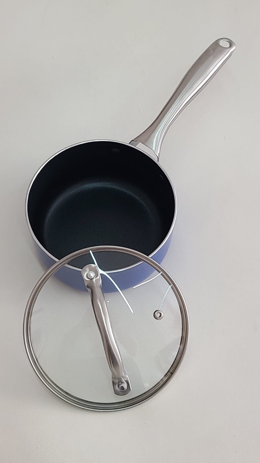 Sedona Kitchen 10 Piece Nonstick Cookware Set Navy