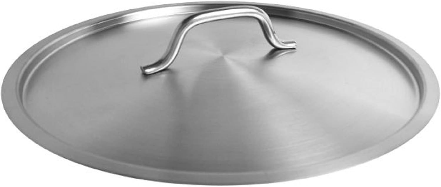 60 qt. Stainless Steel Stock Pot Lid 18-1/2″ Diameter x 1/2″ Thickness- Heavy