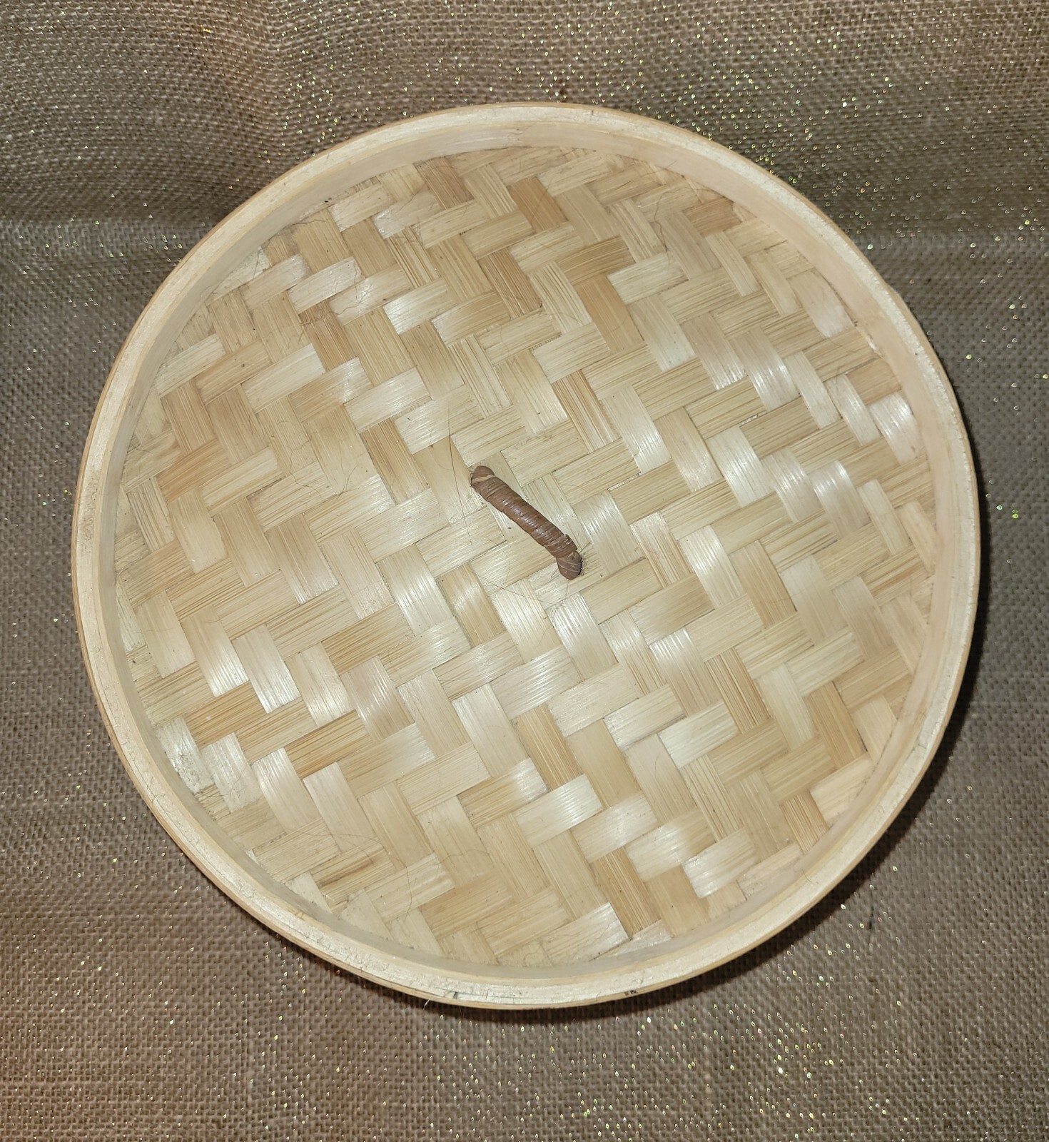 10″ Natural Bamboo Steamer Cooker 2 Tier Levels & Cover Stackable Asian Oriental