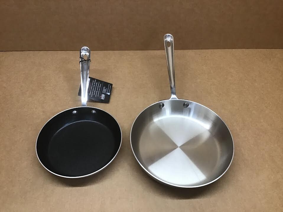 All-Clad Tri-Ply 7-Inch Stainless Steel and 9-Inch Nonstick Trad