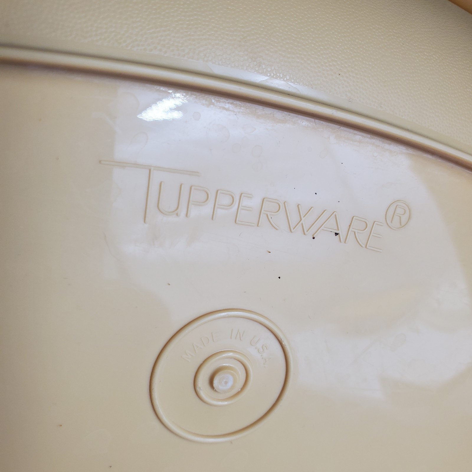 VTG Tupperware Steamer 3 Piece Harvest Gold Microwave Vegetable Microwave Cooker
