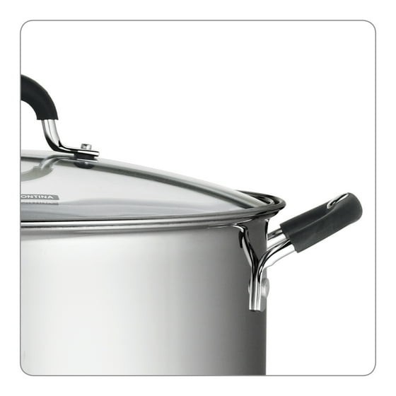Tramontina 16Qt Stainless Steel Stock Pot with Lid