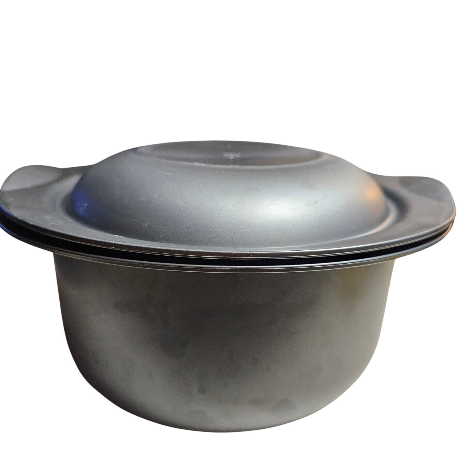 Tupperware Ultra Pro 5L 5Qt Roaster Casserole Dish Lid Charcoal Gray France Rare