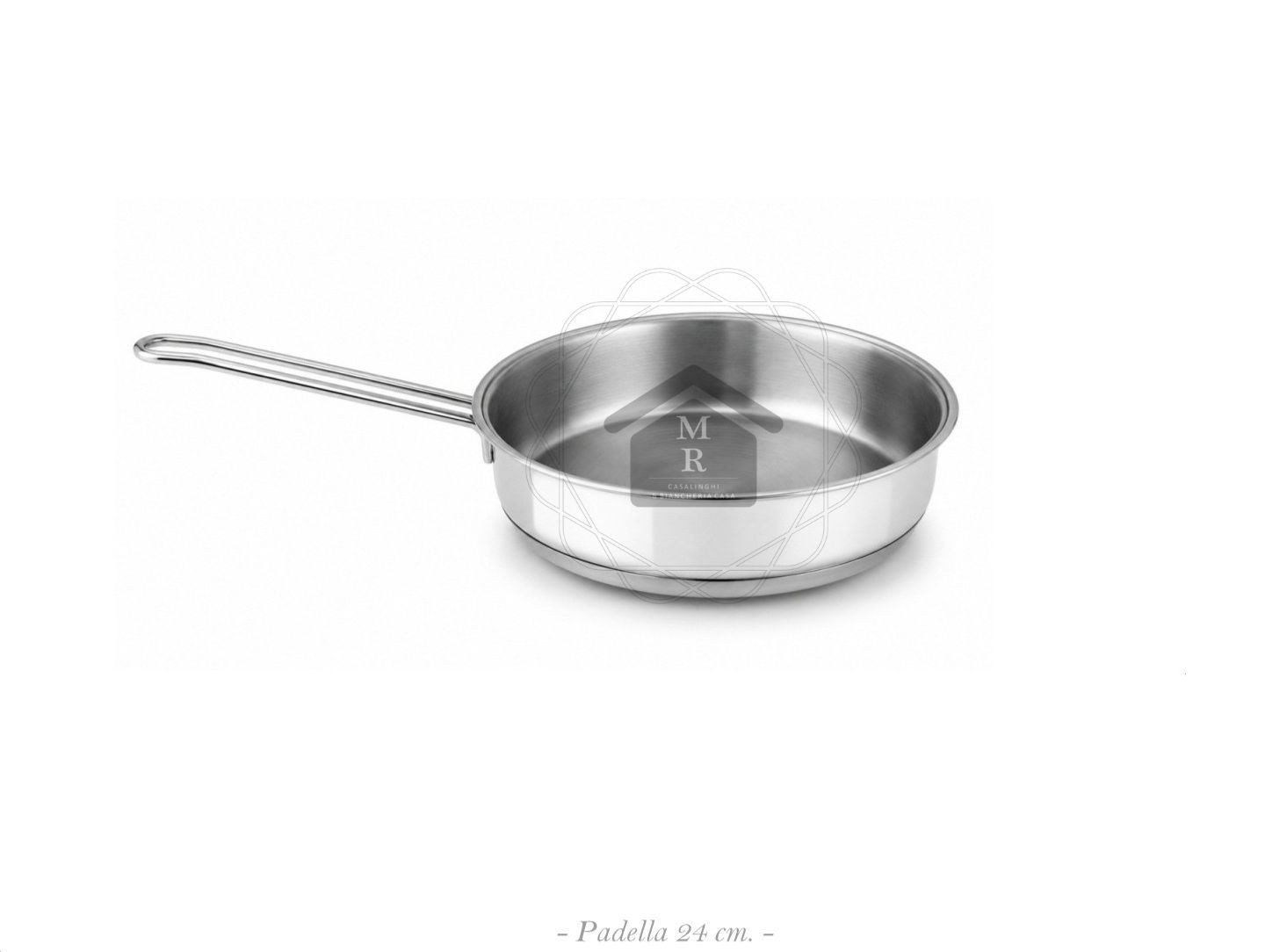 18/10 Stainless Steel Frying Pan Inoxtherm – Workshops Prandelli | Induction and Oven