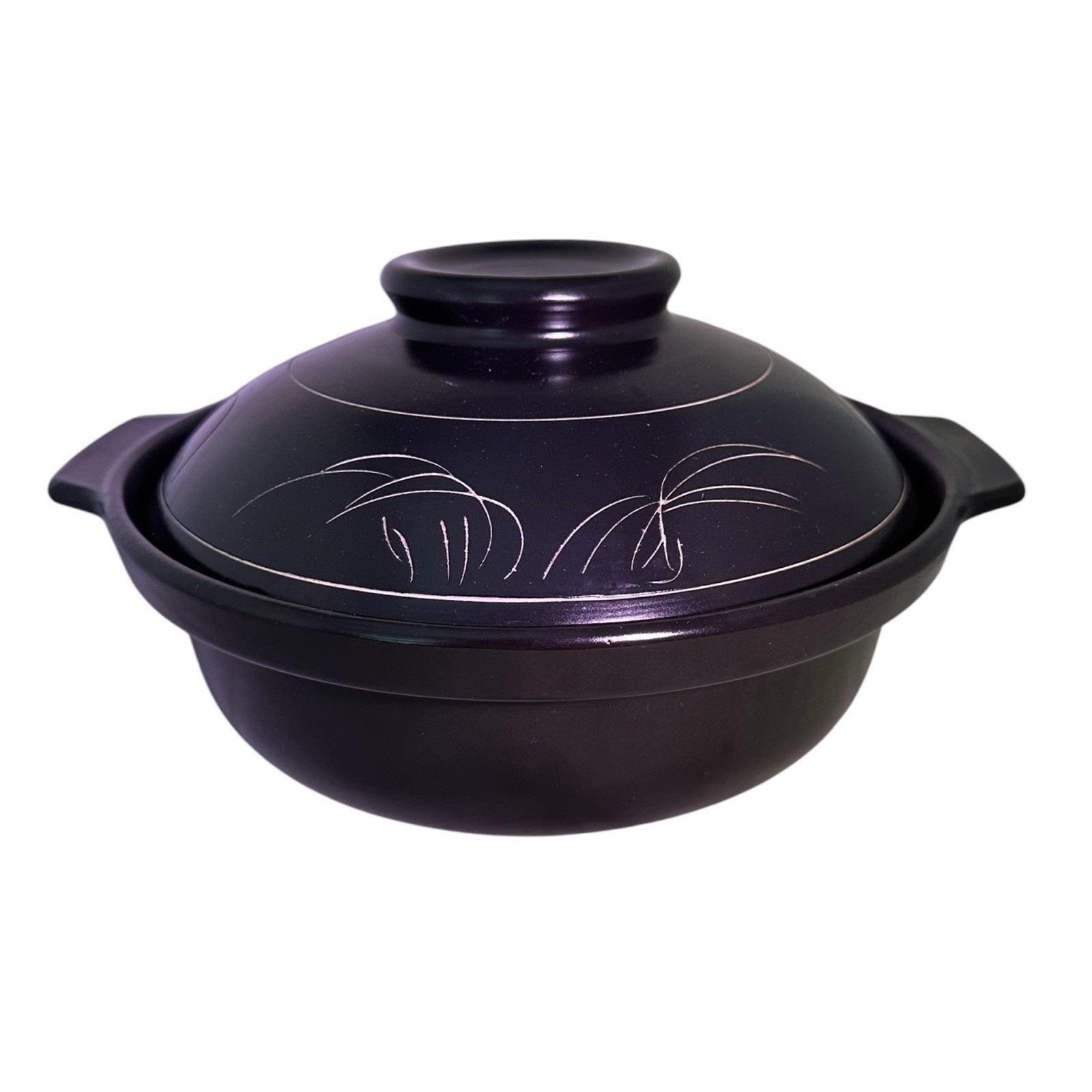Japanese Donabe Clay Pot w/ Lid Ceramic Hot Pot Soup Stew Cooker