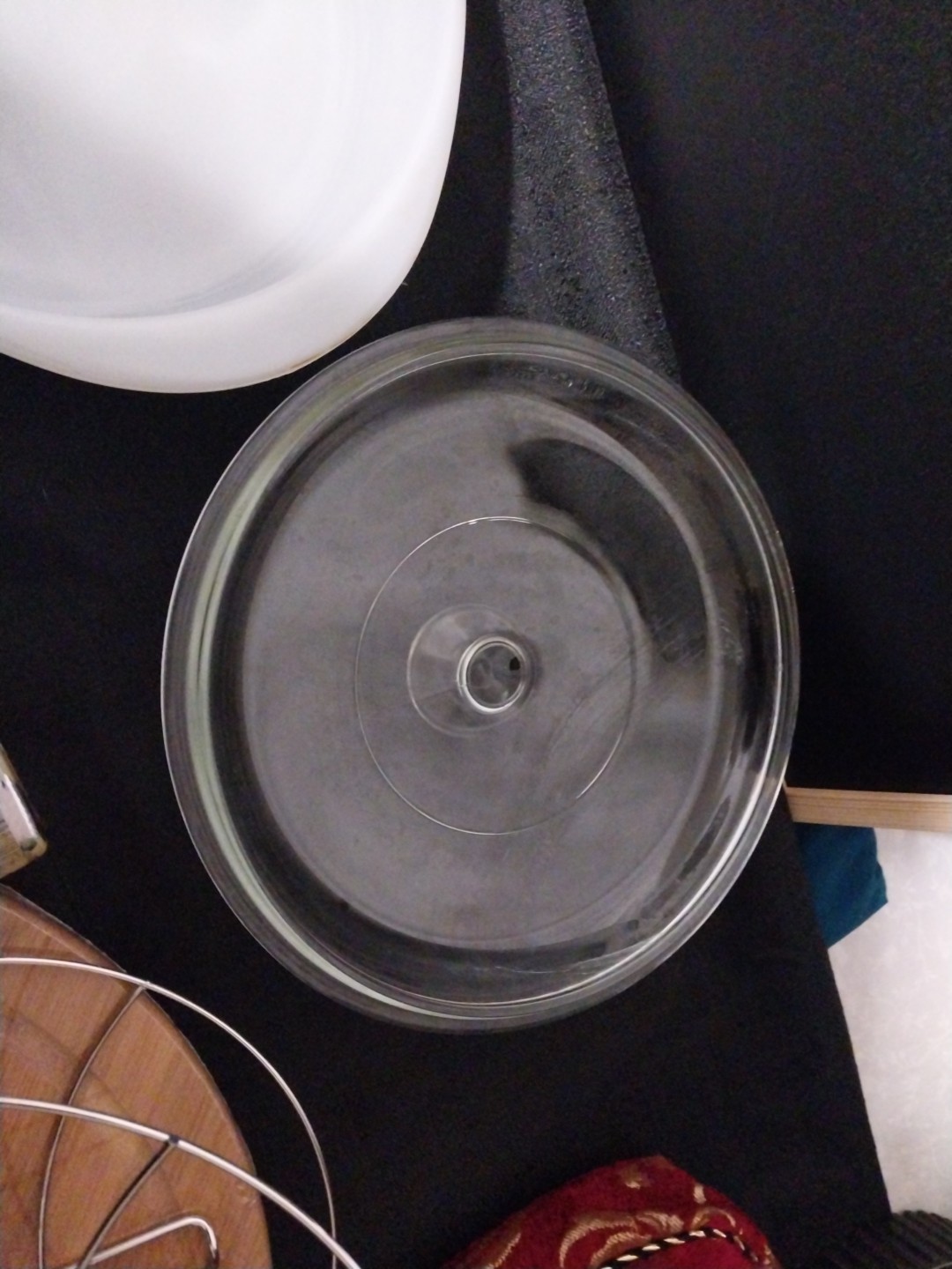 Vintage Glasbake Green Daisy 8″ J2429 Baking Dish USA