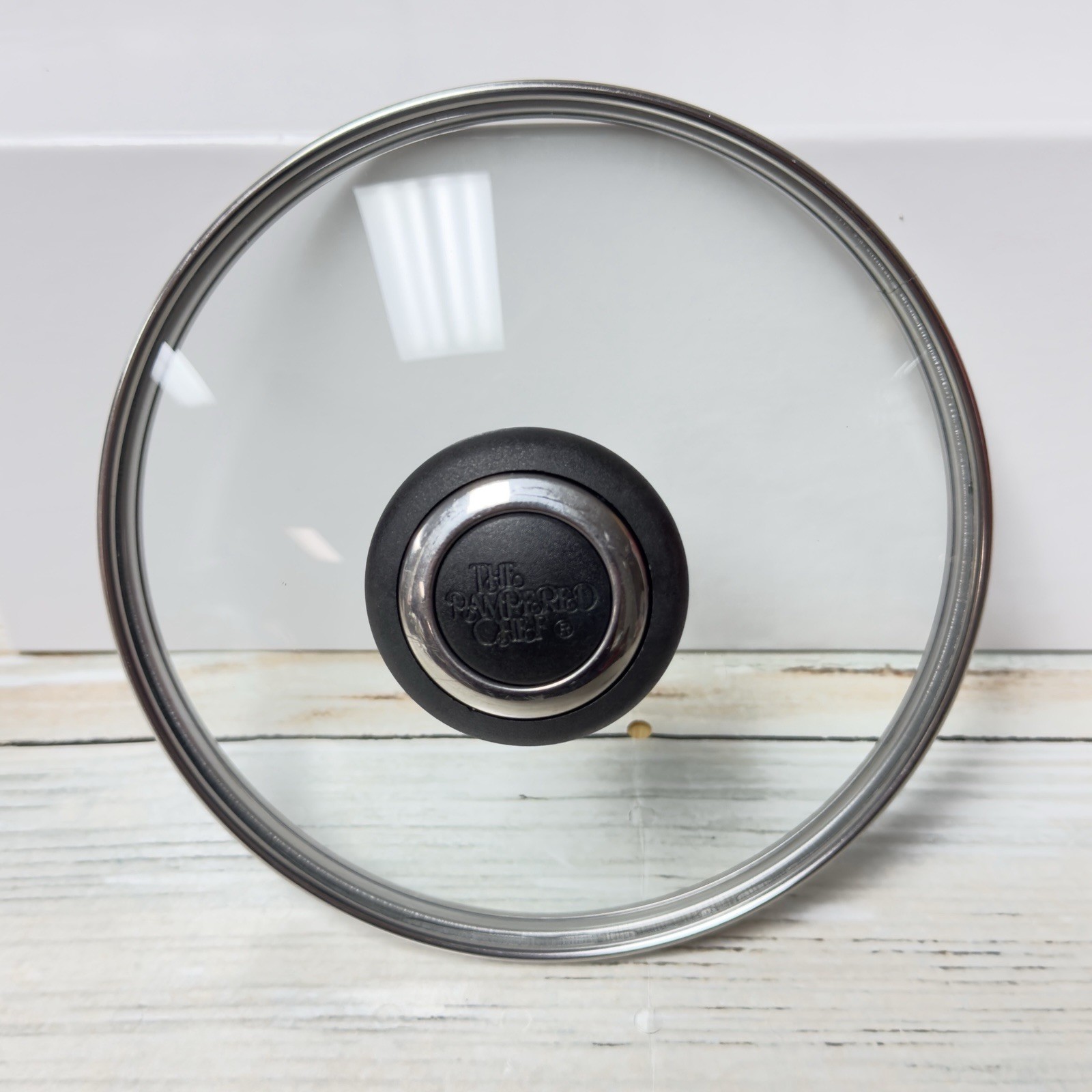 REPLACEMENT Pampered Chef 6 1/4” 2 Qt Glass Saucepan Pot Lid Only
