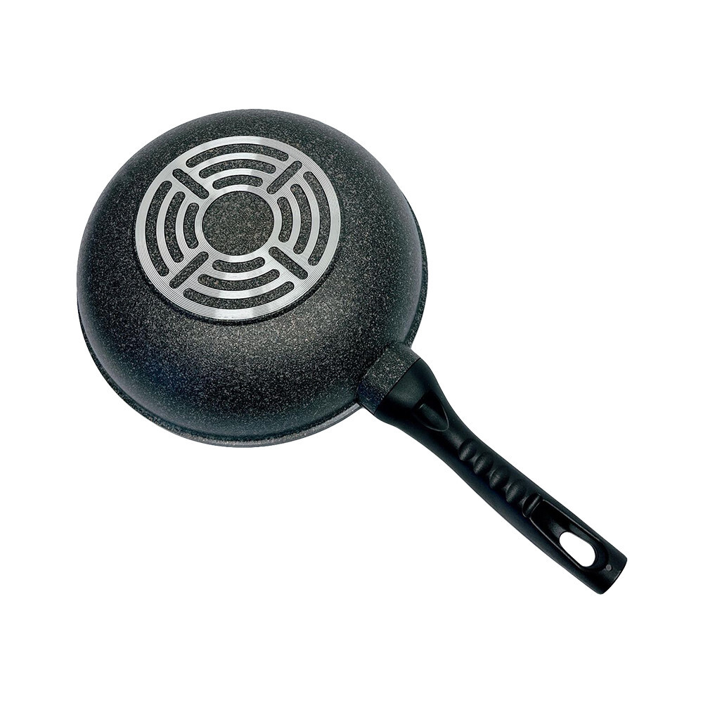 |MADE IN KOREA| 11″ 5 Layer Marble Coating Wok Non-Stick Cooking Frying Pan Pot