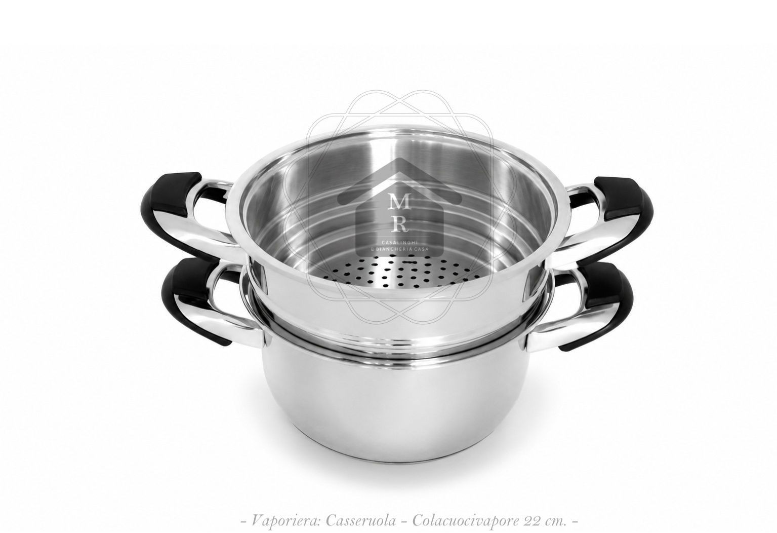 35 Piece MSBavaria 18/10 Stainless Steel Induction Cookware Battery Made in Italy