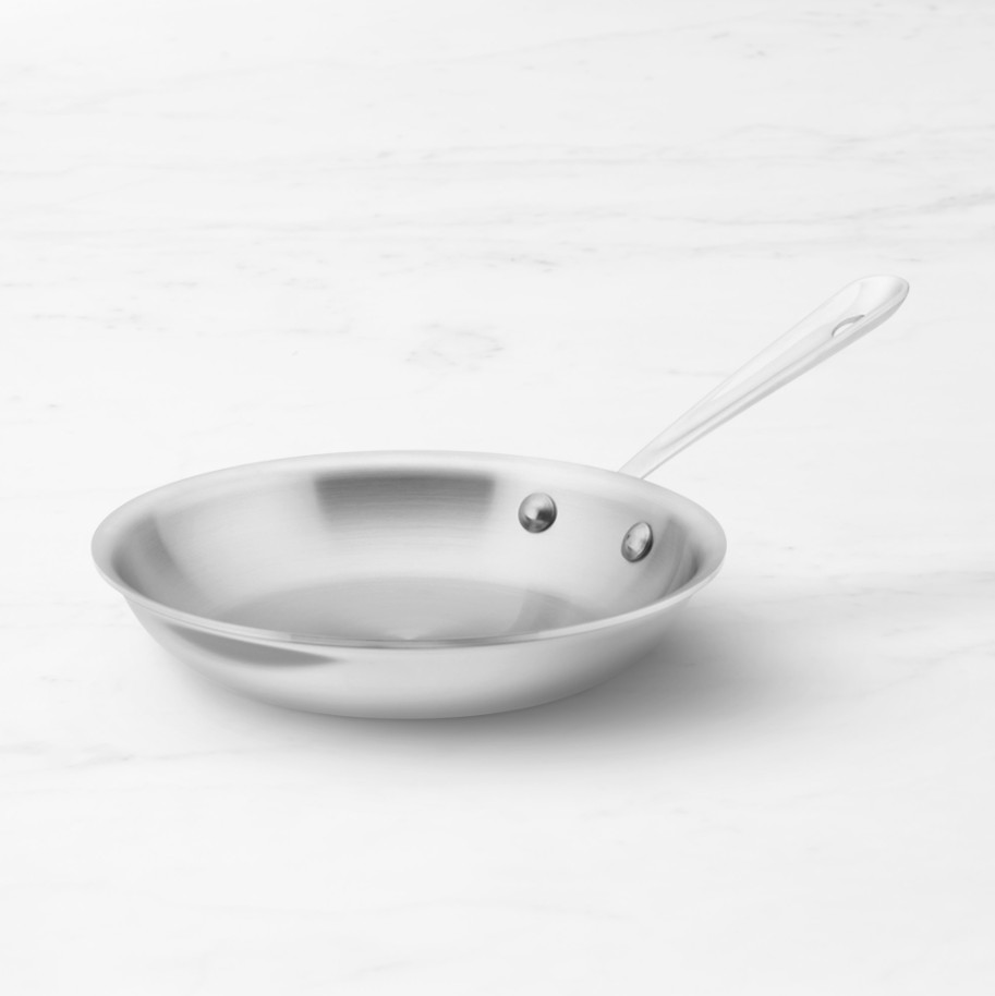 All-Clad D3® Tri-Ply Stainless-Steel Fry Pans – 8″
