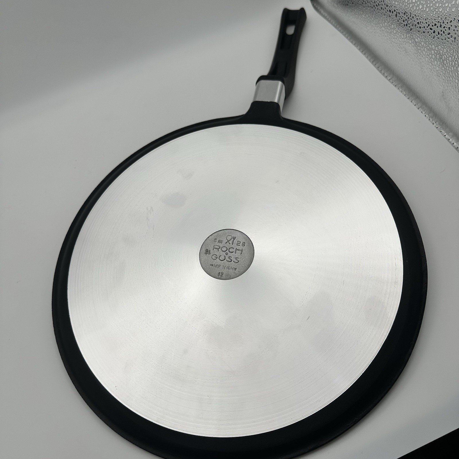 ROCH GUSS Grand Chef 30cm 12”Large Flat Crepe Griddle Pan Made ITALY NEW