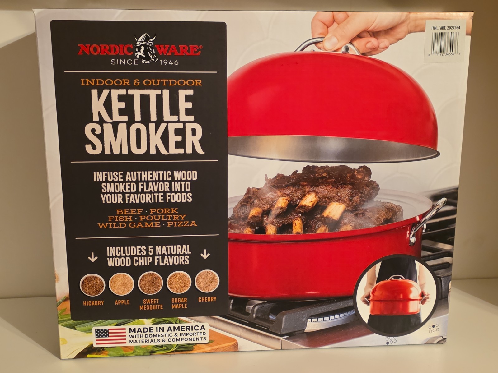 Nordic Ware Stovetop Kettle Smoker Indoor Outdoor Stovetops Outdoor Grills