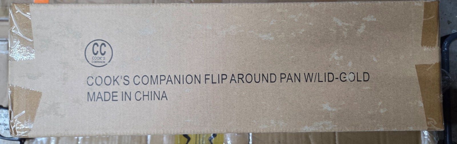 Cook’s Companion Flip Around Pan with Lid, Gold, NEW