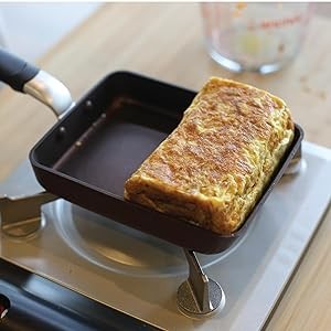 Tamagoyaki Japanese Omelette Pan/Egg Pan Skillet, PFOA-Free, Dishwasher Safe,