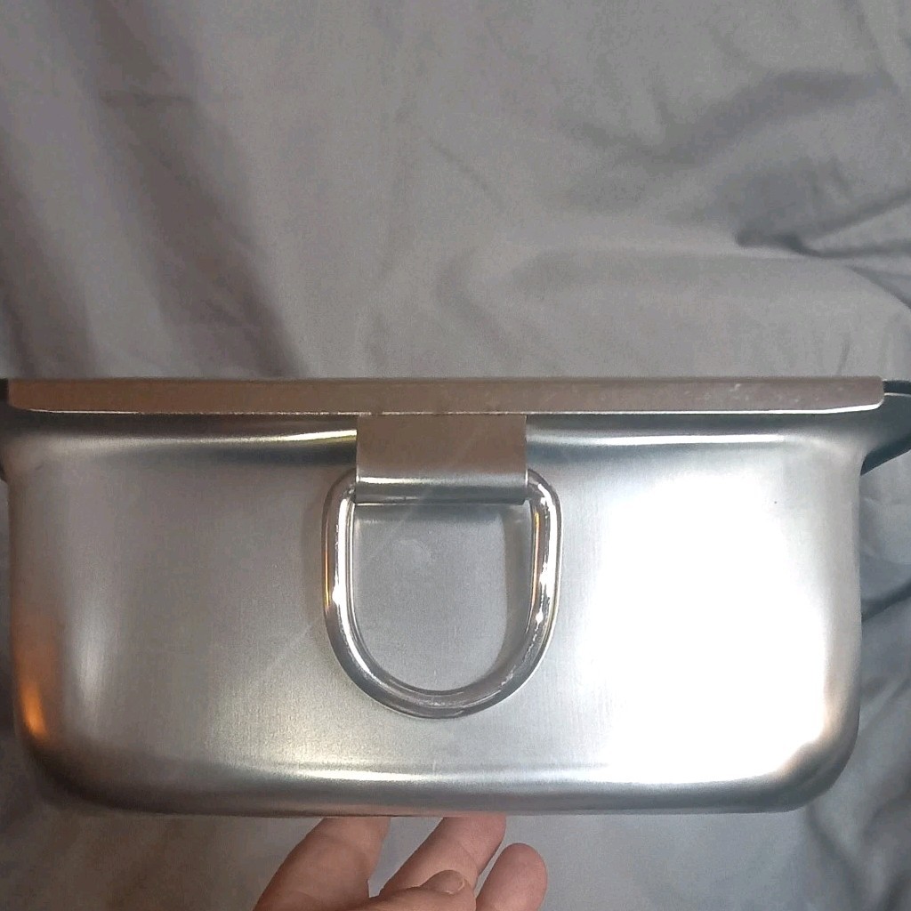 Camerons Gourmet Mini Stovetop Smoker Stainless Steel Cookware Unused Open Box