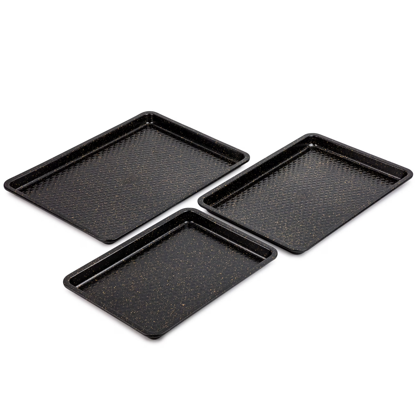 Thyme & Table Black Nonstick Baking Sheet Pan 3 Piece Set