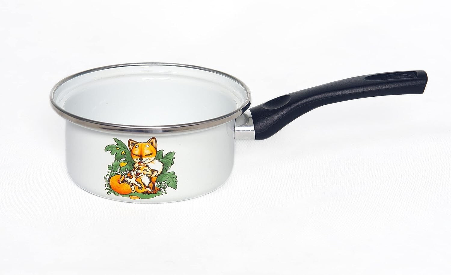 Omelia 1.0L “Foxes” Cooking Stewpan, Enameled Home Cooking Stewpan