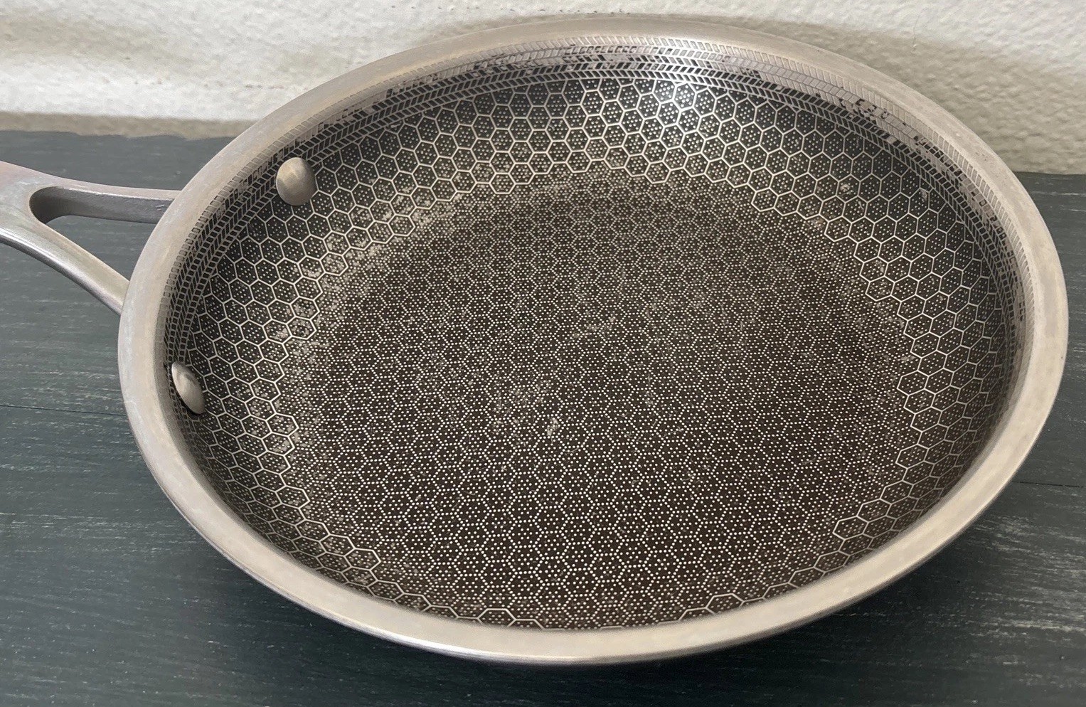 HEXCLAD 8″ Frying Pan Hybrid Stainless Steel Non-Stick Fry Pan ONLY NO Lid