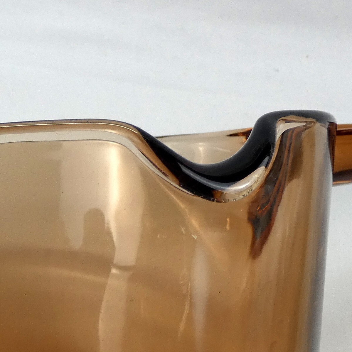 Corning Vision Amber Saucepan w Spout Glass 1 L w Pyrex Lid V-1-C USA