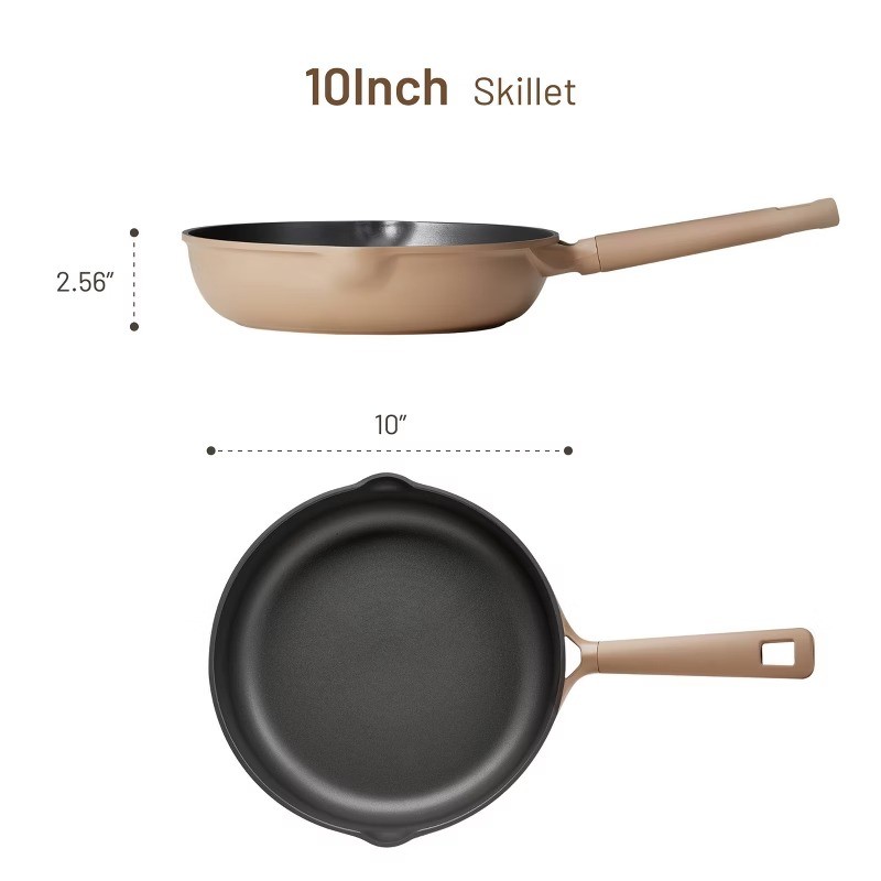 10″ Nonstick Fry Pan Taupe