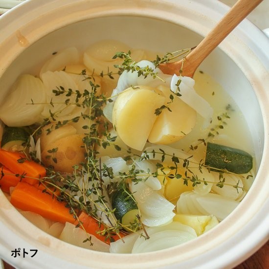 NAGATANIEN IGA Donabe Steam Pot Earthenware 2-4person White Made in Japan 27cm