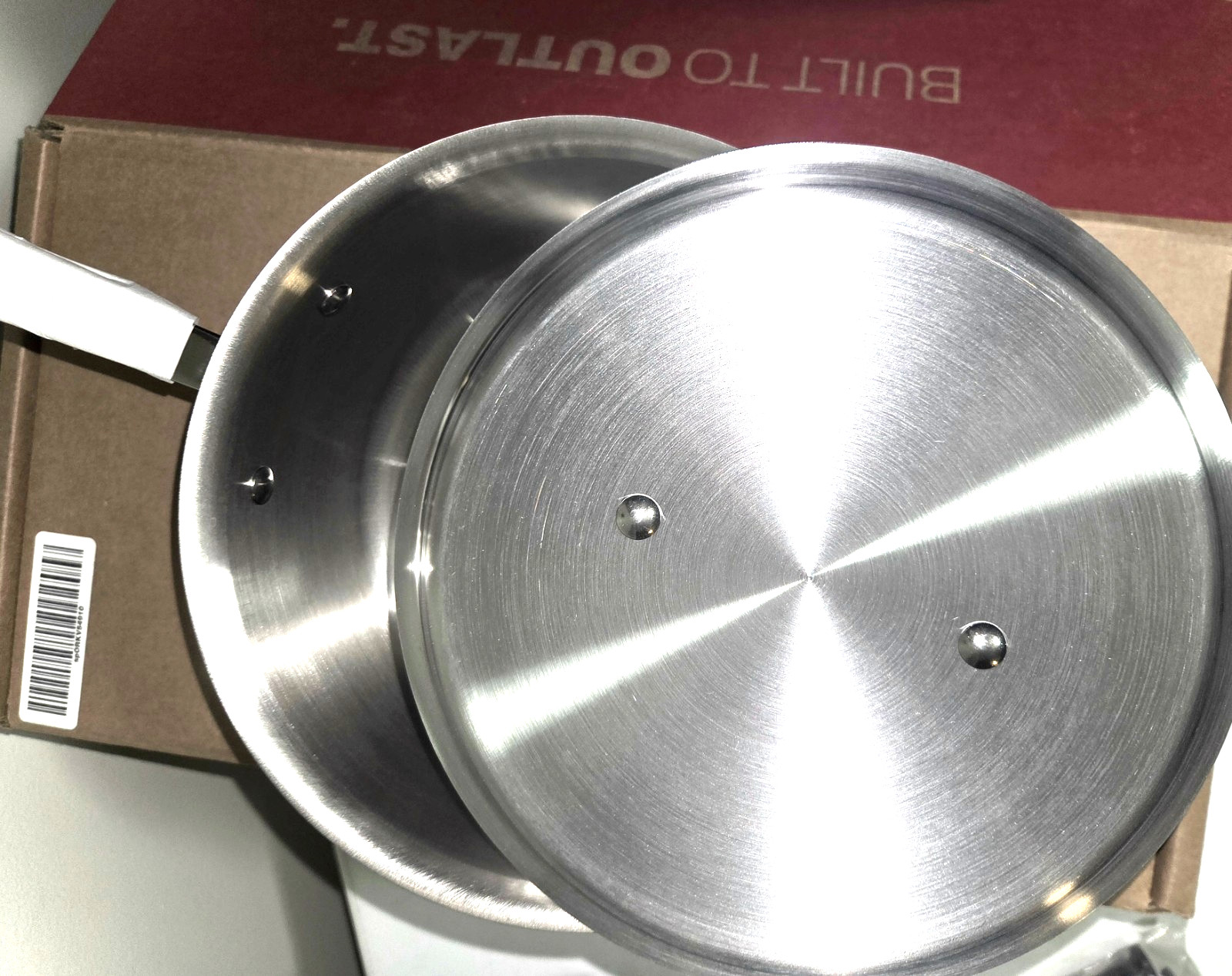 All-Clad D3 Stainless Steel 3 Quart Sauce Pan with Lid New In Box