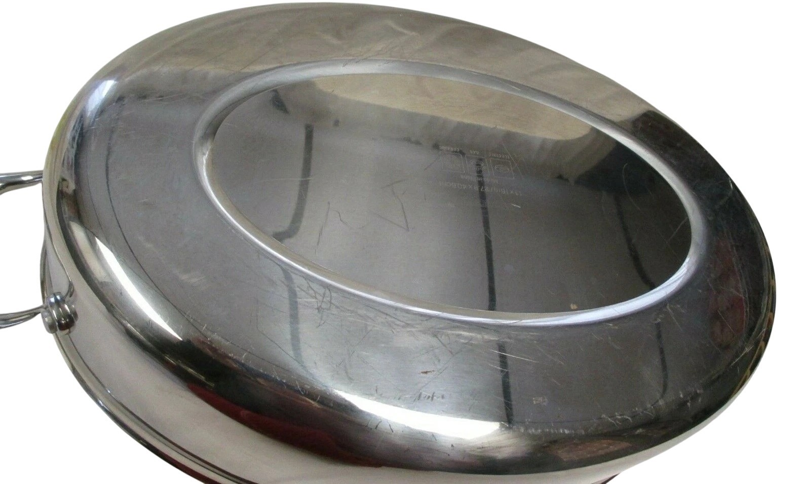 Tupperware Chef Series Oval 11.5X16.5 ” Stainless Steel Roaster Pan