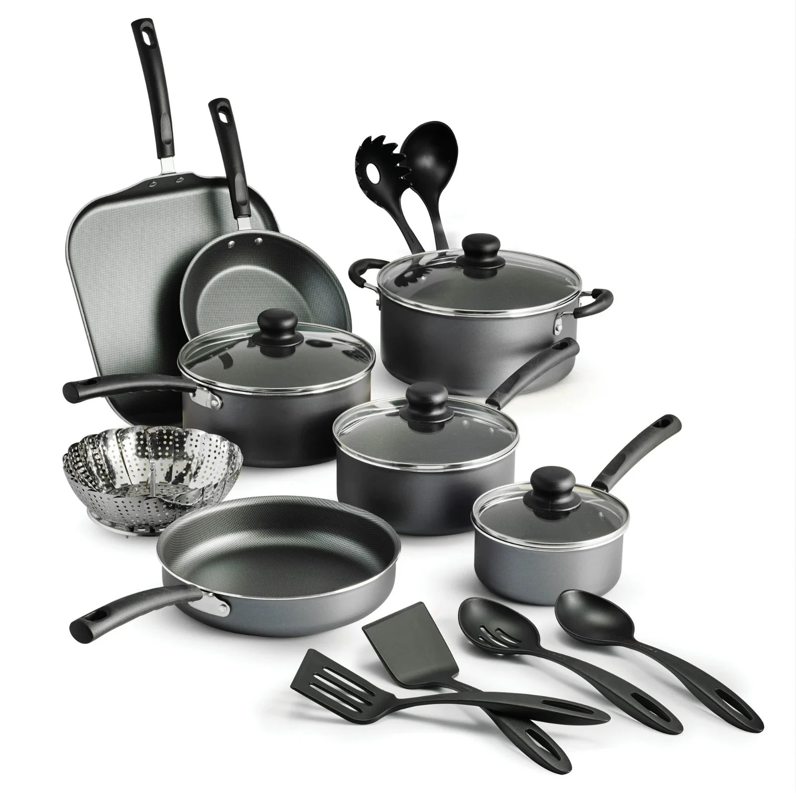 Tramontina Primaware 80119567 Cookware Set – Red (18 Pieces)