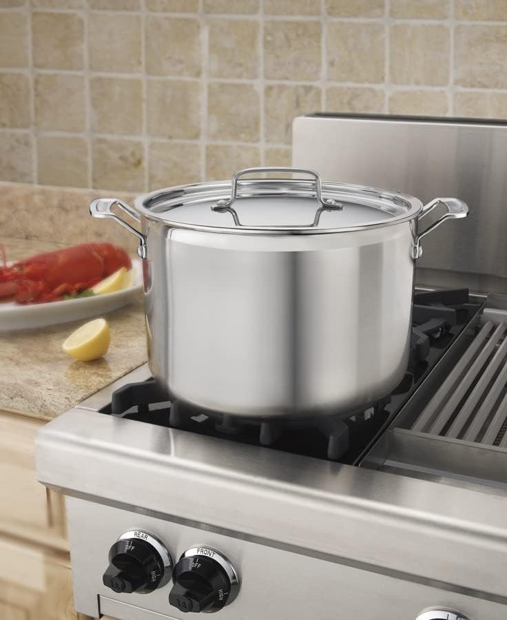 MCP66-28N MultiClad Pro Stainless 12-Quart Skillet, Stockpot w/Cover