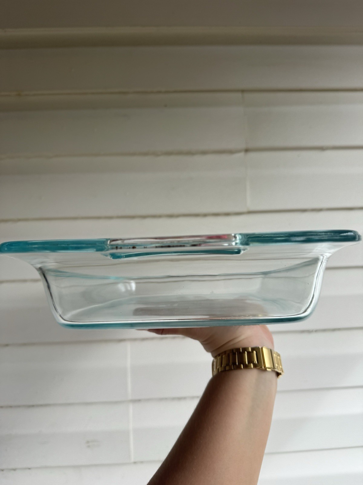 USA Vintage Pyrex 3 Quart 9 x 13 Clear Glass Baking Dish Casserole Handle C233