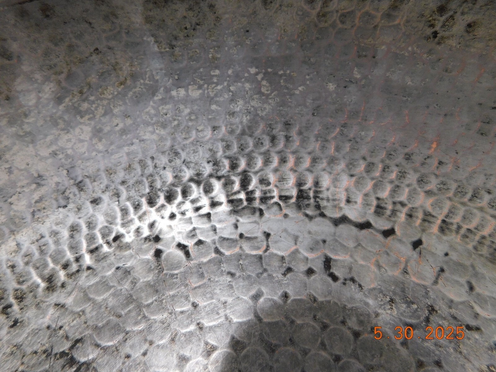 CU Artigiana Hammered Copper 13″ Saucier Pan Italy NEEDS RE-TINNED