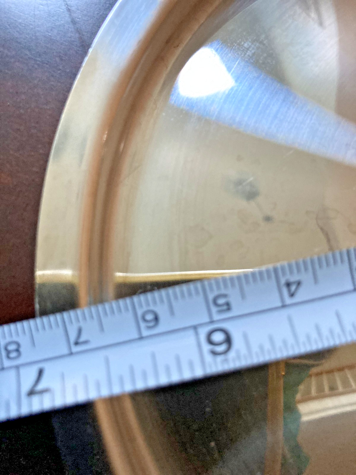 Stainless Steel Mirror Polish Lid 6 7/8” Outer Diameter & 6 1/8” Inner Diameter