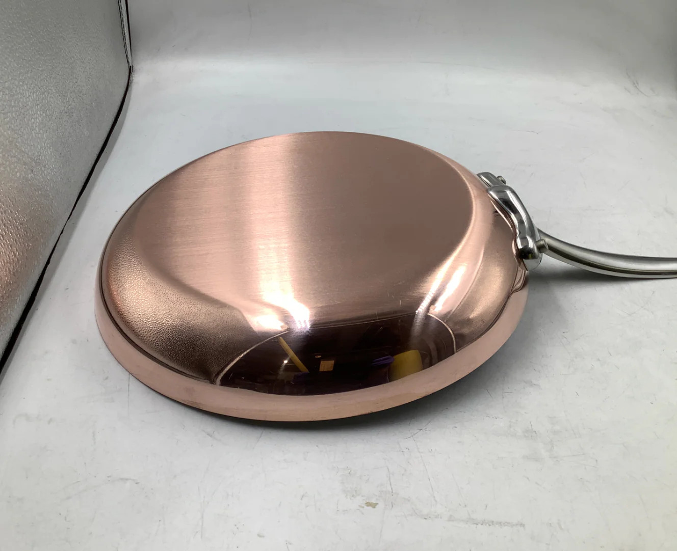 Mauviel M’150 S Copper Frying Pan With Cast Stainless Steel Handle, 10.2 In.