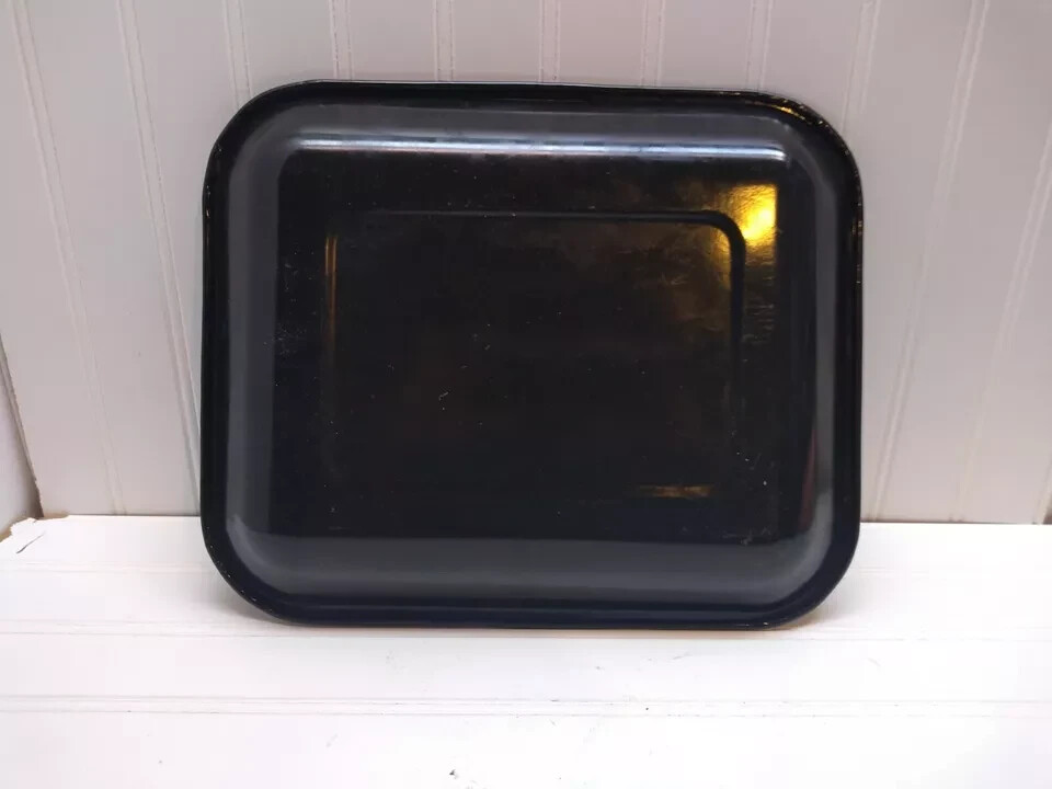 Toaster Oven Drip Pan Roaster Tray Broiler Insert Grill Enamel 13×8 3/4×1 1/4″