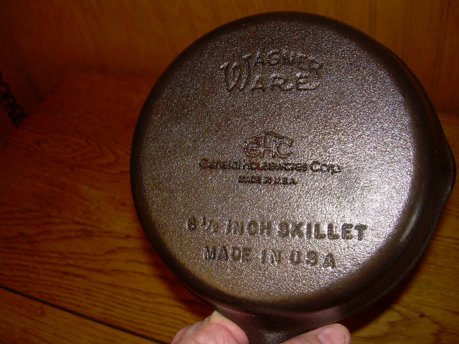WAGNER WARE General household Inc Cast Iron Skillet 6-1/2” Diameter USA