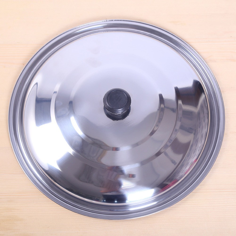 Stainless Steel Lid Round 32/34/36/38/40cm Kitchen Cooking Acceessories