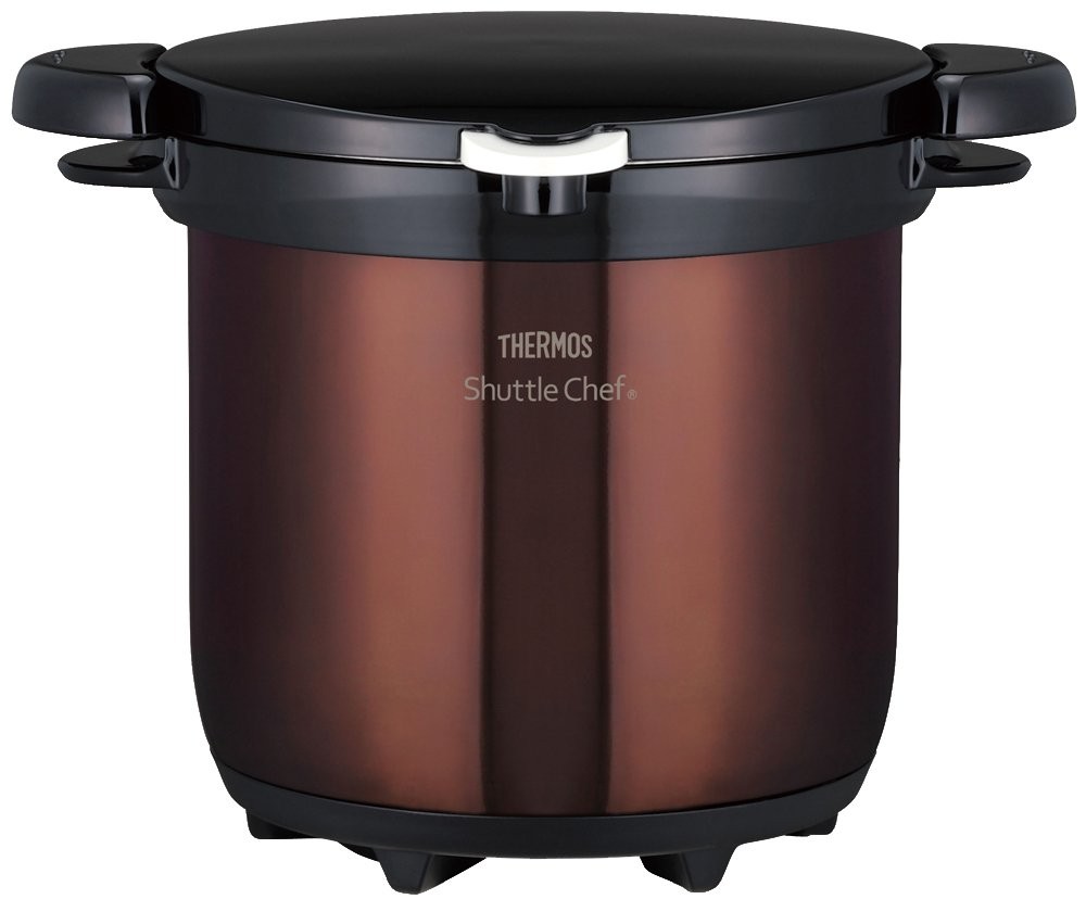 Thermos Shuttle Chef Vacuum Insulated Cooker, 4.5L, Clear Brown, Kbg-4500 Cbw_