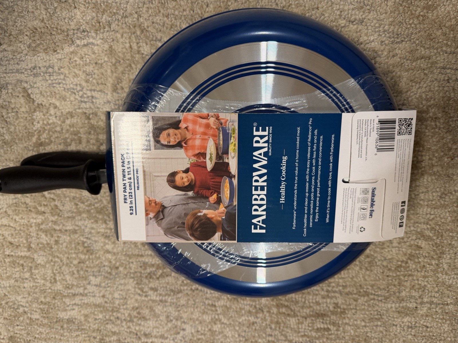 Farberware Ceramic Reliance Pro Nonstick Fry Pan Set, Two-Piece, 9.25″ & 11.5″