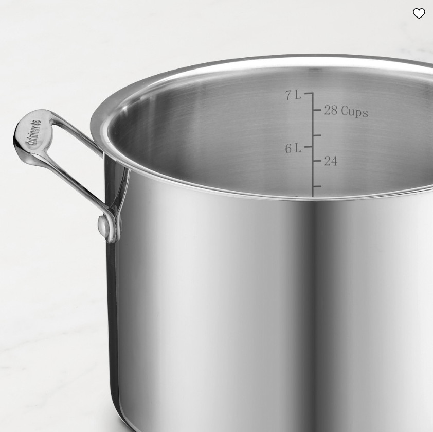 Cuisinart Chef’s Classic Stainless-Steel 17-Piece Cookware Set