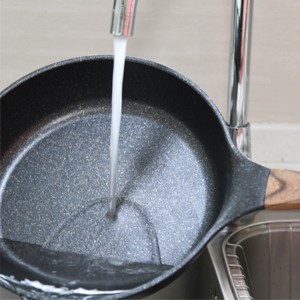 Nonsti Frying Pans Set with Lid, 10 In 11.5 In Aluminum Granite Coating