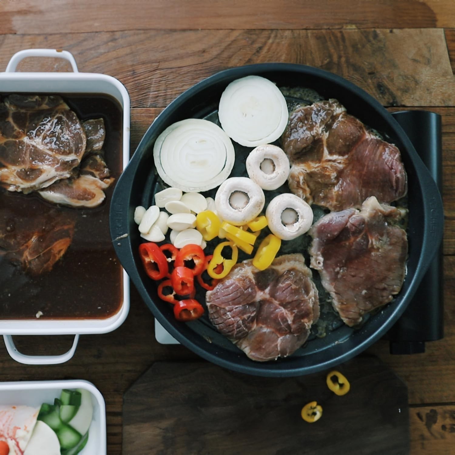 Portable Stove and Grill Pan Set for Outdoor Cooking