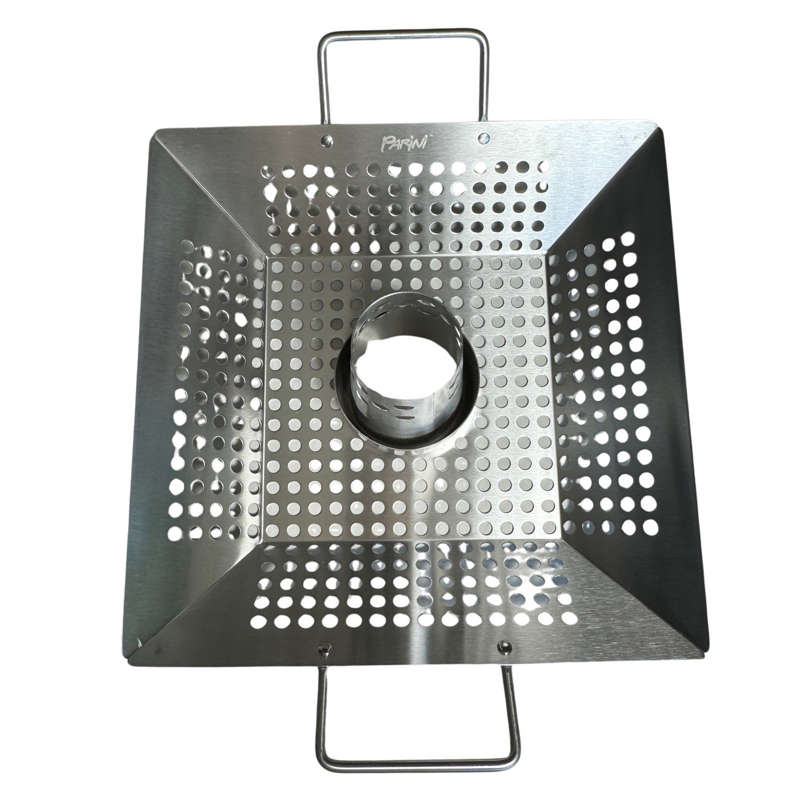 Parini Stainless Steel Beer Can Chicken Roaster Grill Basket 11.75” BBQ Cooker
