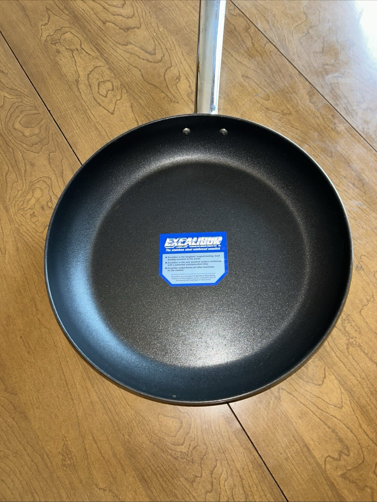 12” Revere Excalibur Stainless Steel Reinforced Nonstick Copper Bottom Skillet