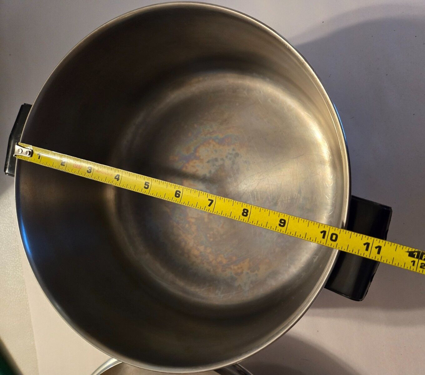 FARBERWARE 6 quart POT pan NO Lid aluminum clad stainless steel