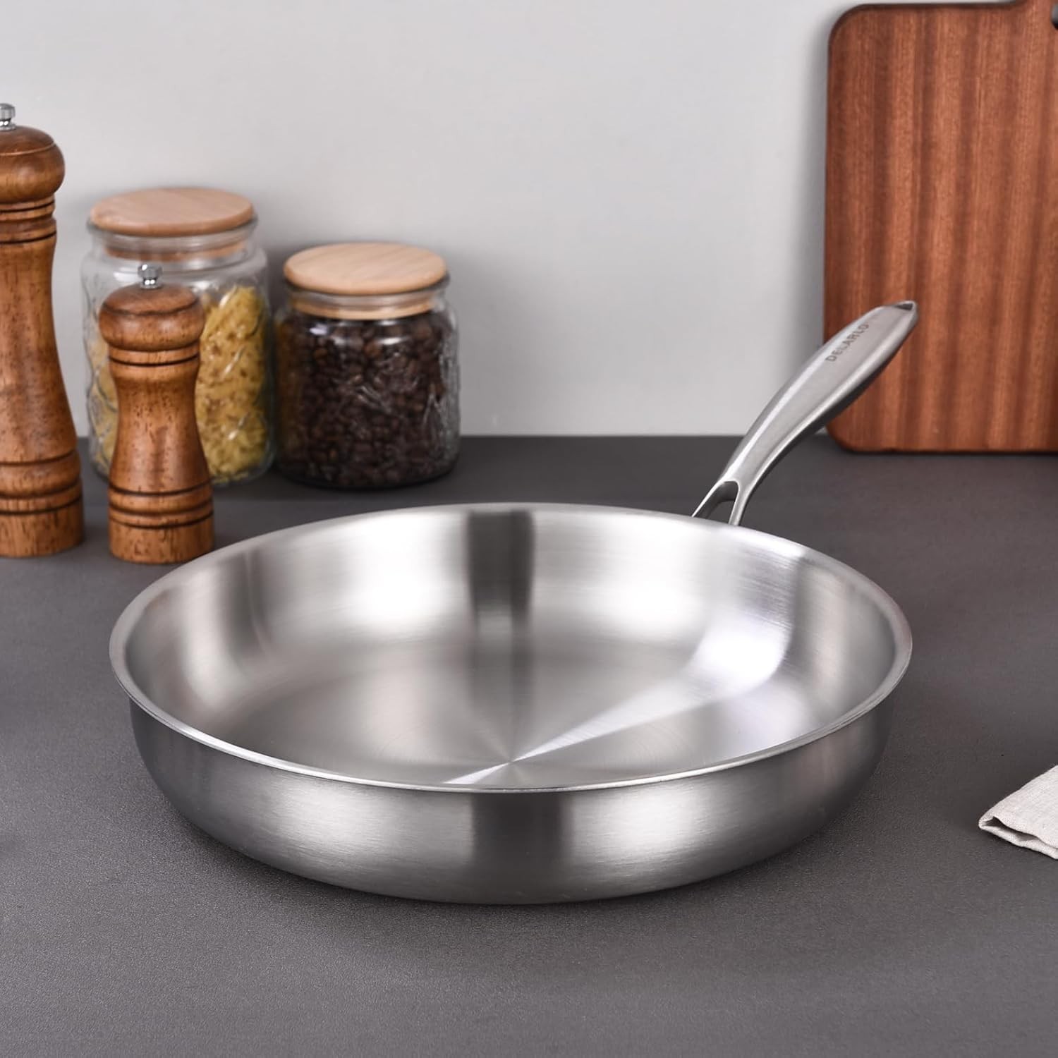 Chef’s Choice Tri-Ply Frying Pan Set – 8”, 10”, 12” – PFOA-Free, Oven Safe