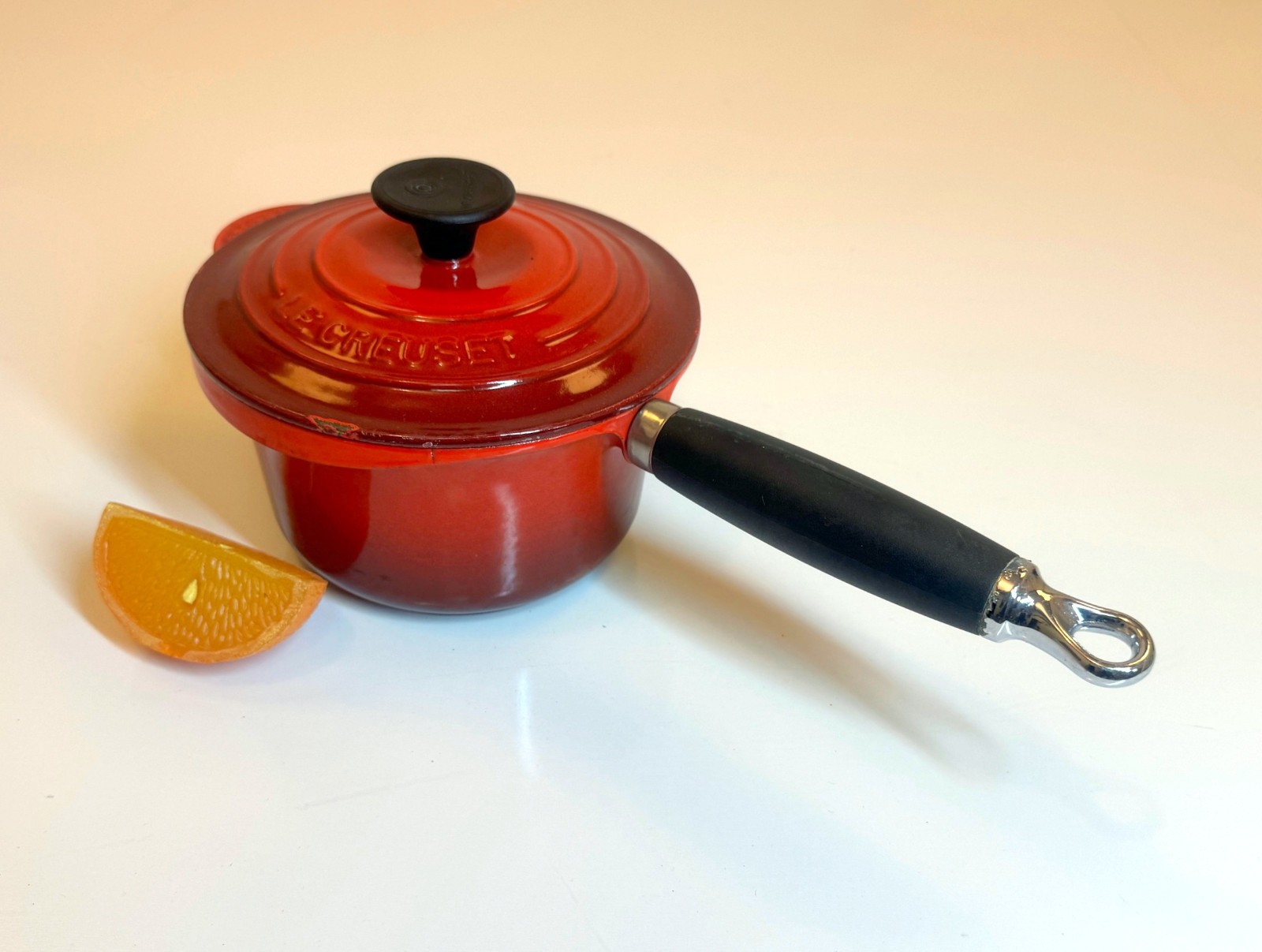 Le Creuset Heritage Enameled Cast-Iron / Wood Handle Pot 1.2 QT / 16cm Saucepan